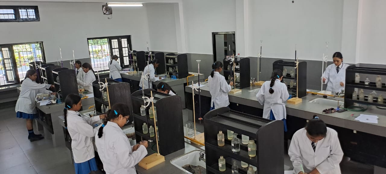 Chemistry Laboratory at Nirmala Convent School Siliguri